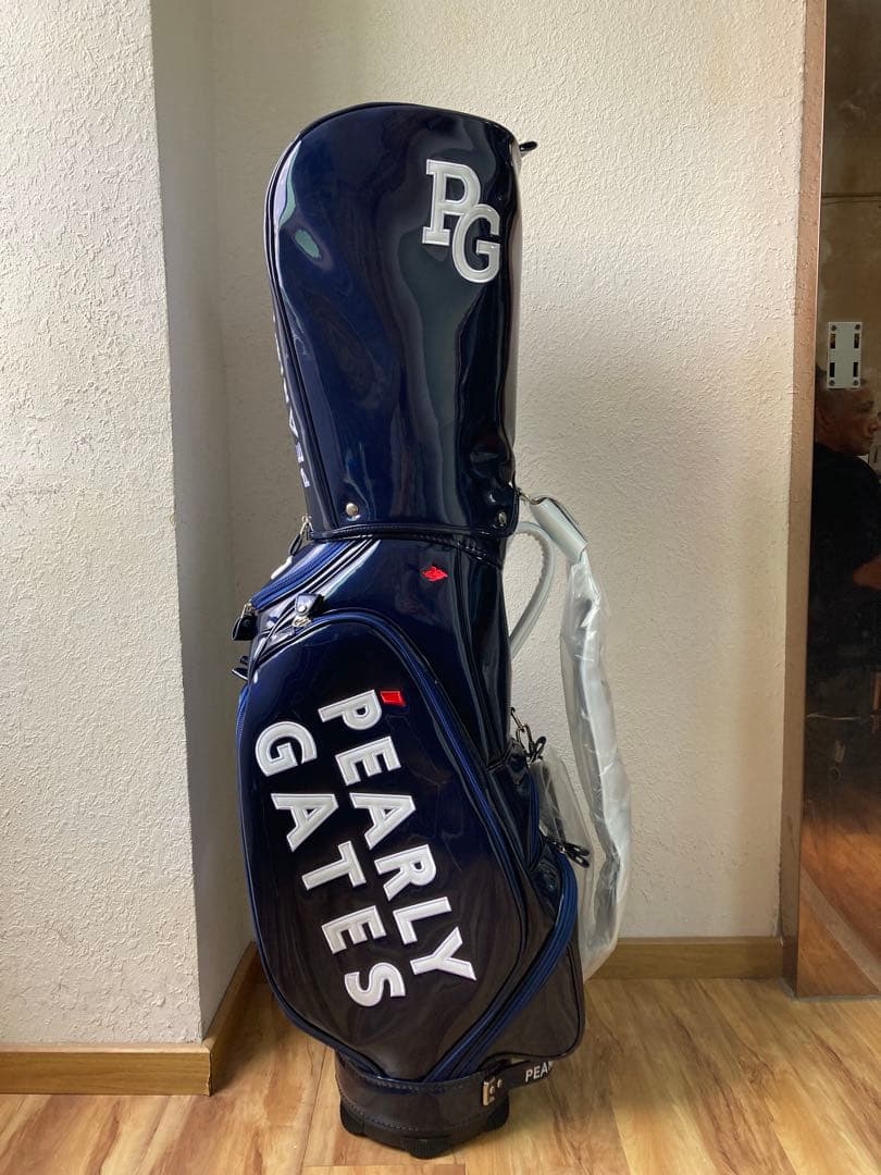 PEARLY GATES キャディバッグ ネイビー ゴルフバッグ