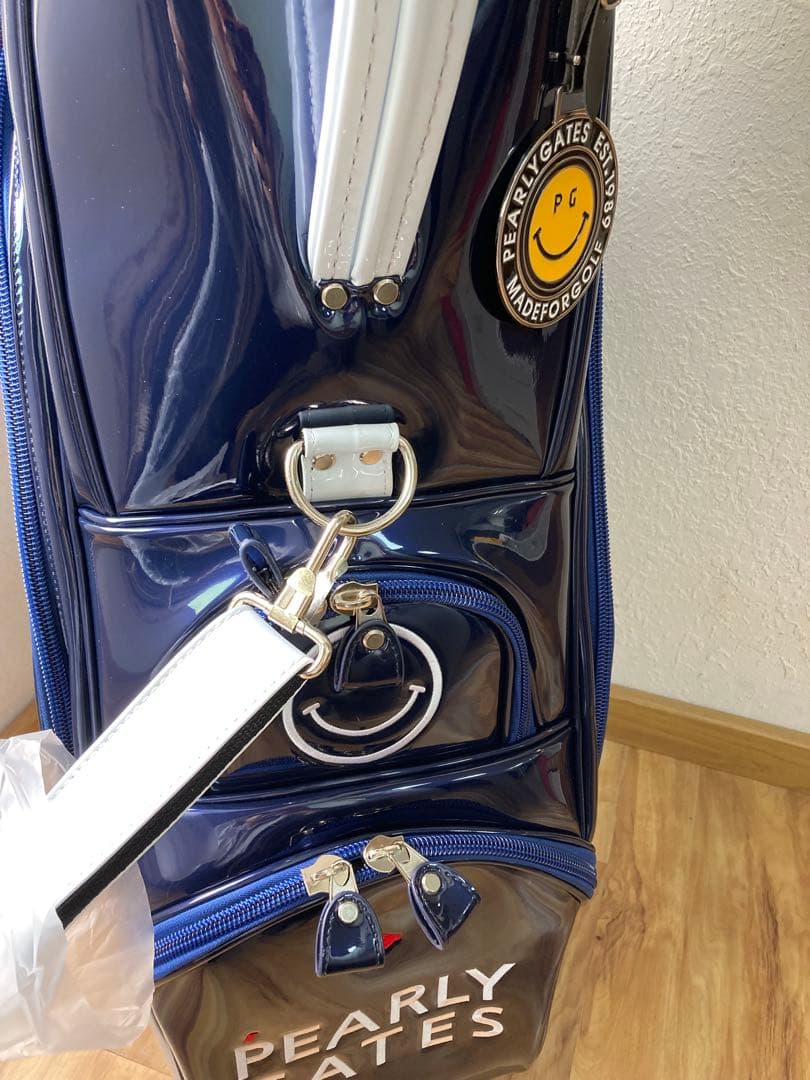 PEARLY GATES キャディバッグ ネイビー ゴルフバッグ