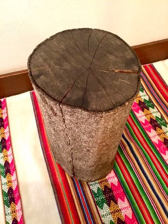 完全乾燥済み【天然樫の木】切り株スツール/インテリア台/切り株椅子/室内OKです