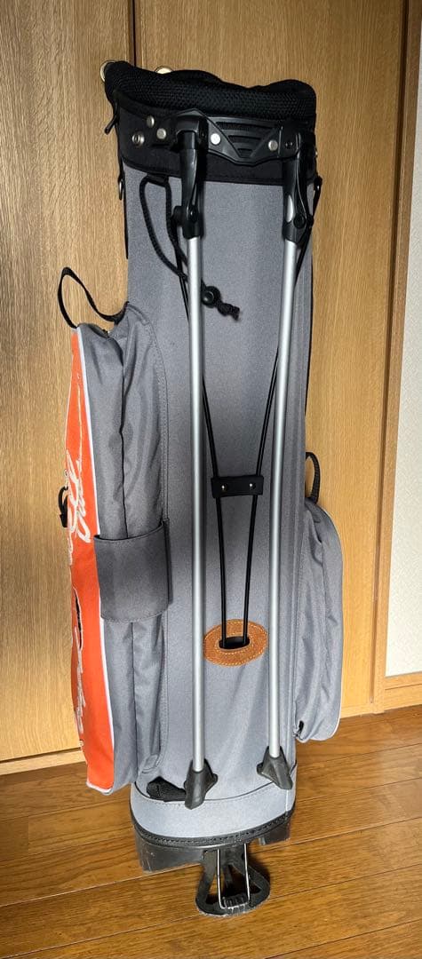 Rough & Swell キャディバッグ グレー・オレンジ