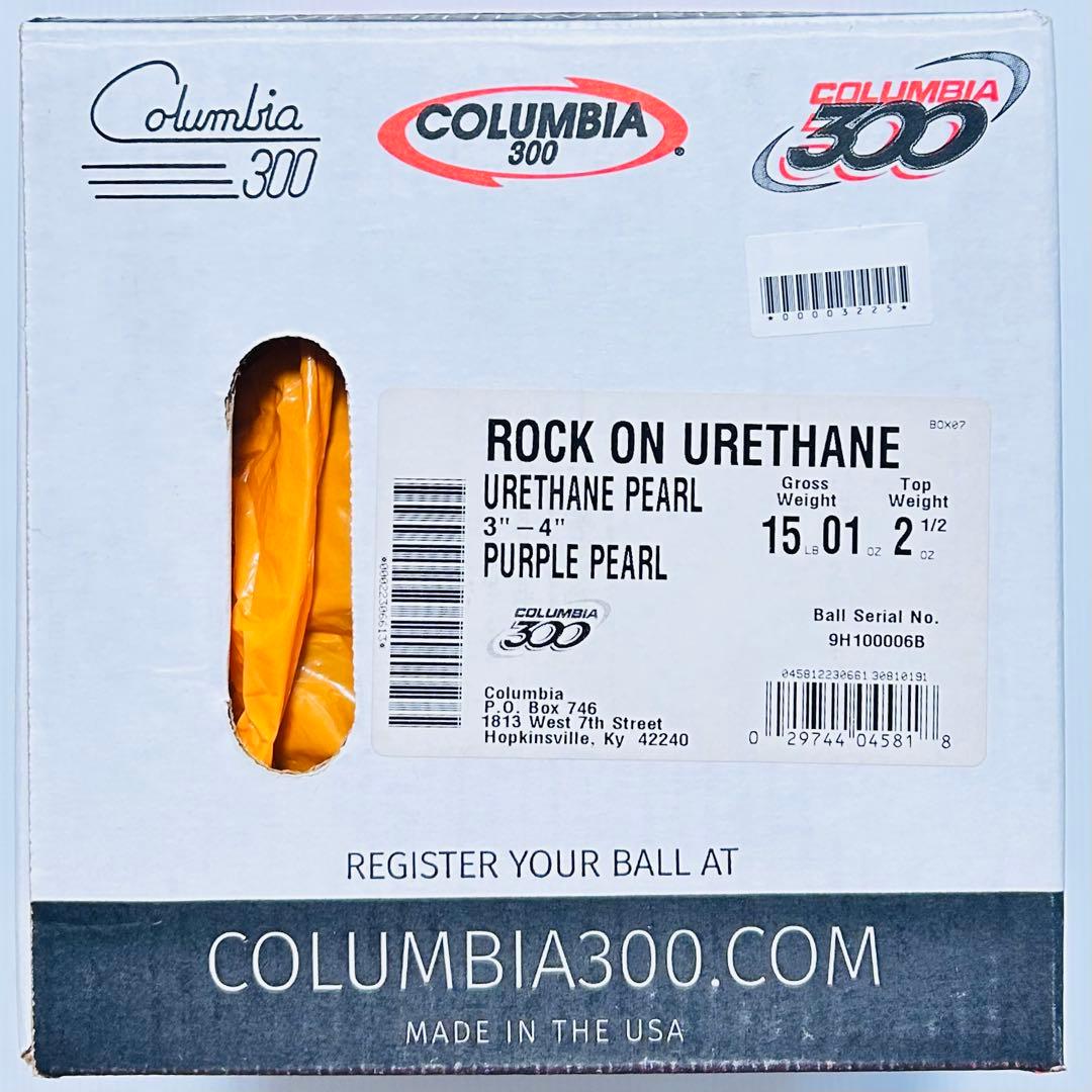 新品未使用！Columbia 300 ロックオン　ウレタンボール 15lbs