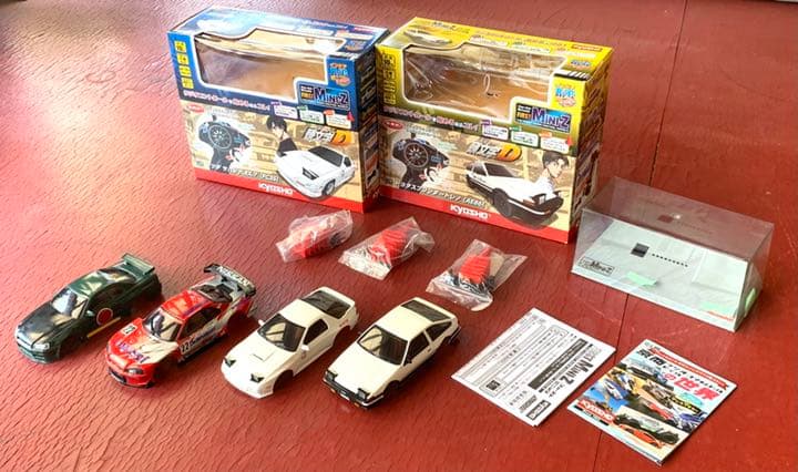 【送料無料！】ミニッツ ボディセット AE86 FC3S ザナヴィR34 R34