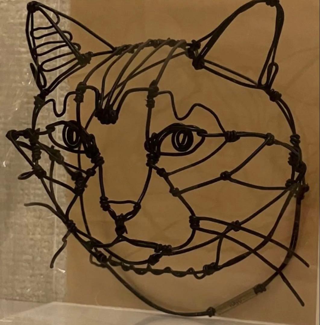 HAyU ハユ　ワイヤーアート　ネコ