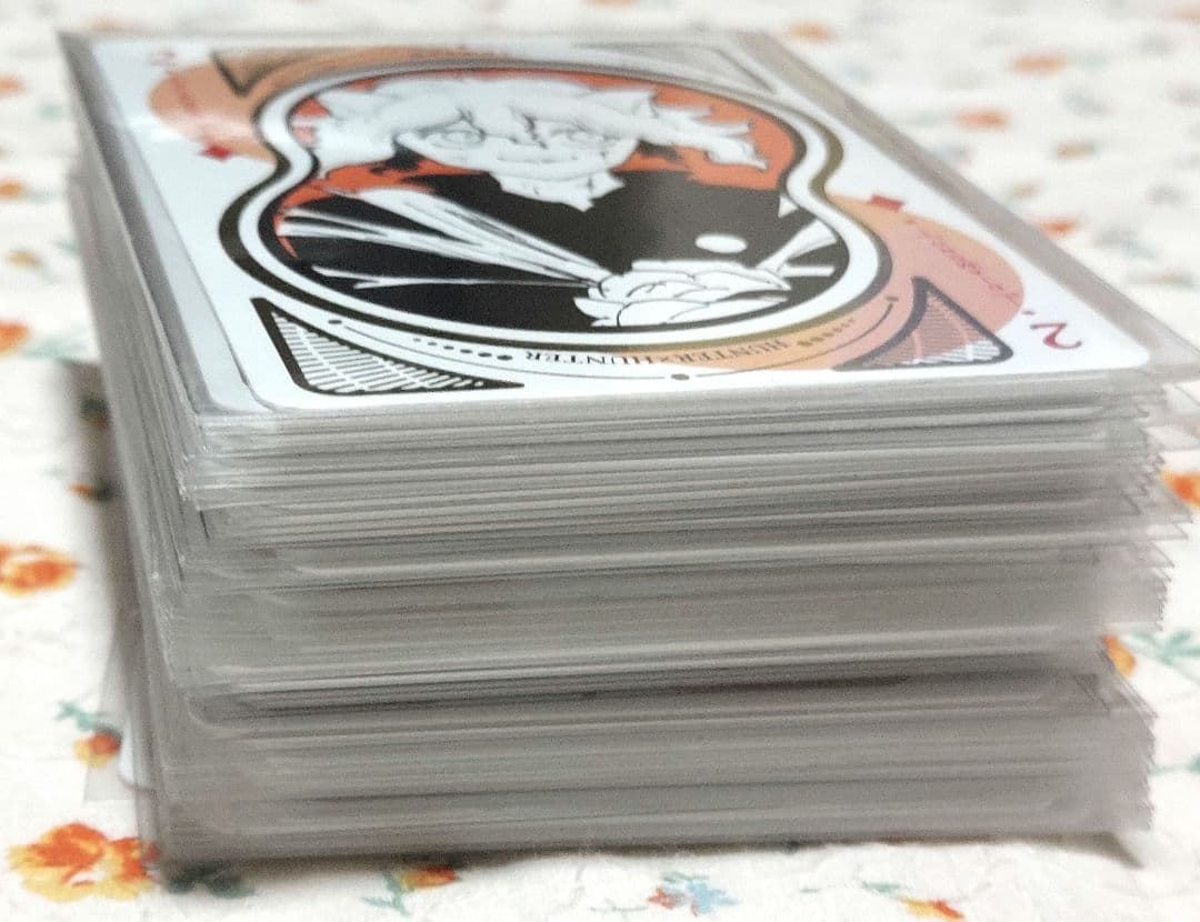 冨樫義博展　ハンターハンター　ネフェルピトー　箔押しトランプ　カード　ブロマイド