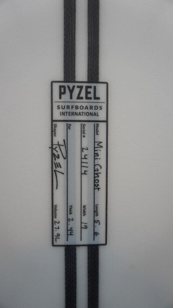 サーフィン・ボディボード Pyzel Mini Ghost EPS 5,6