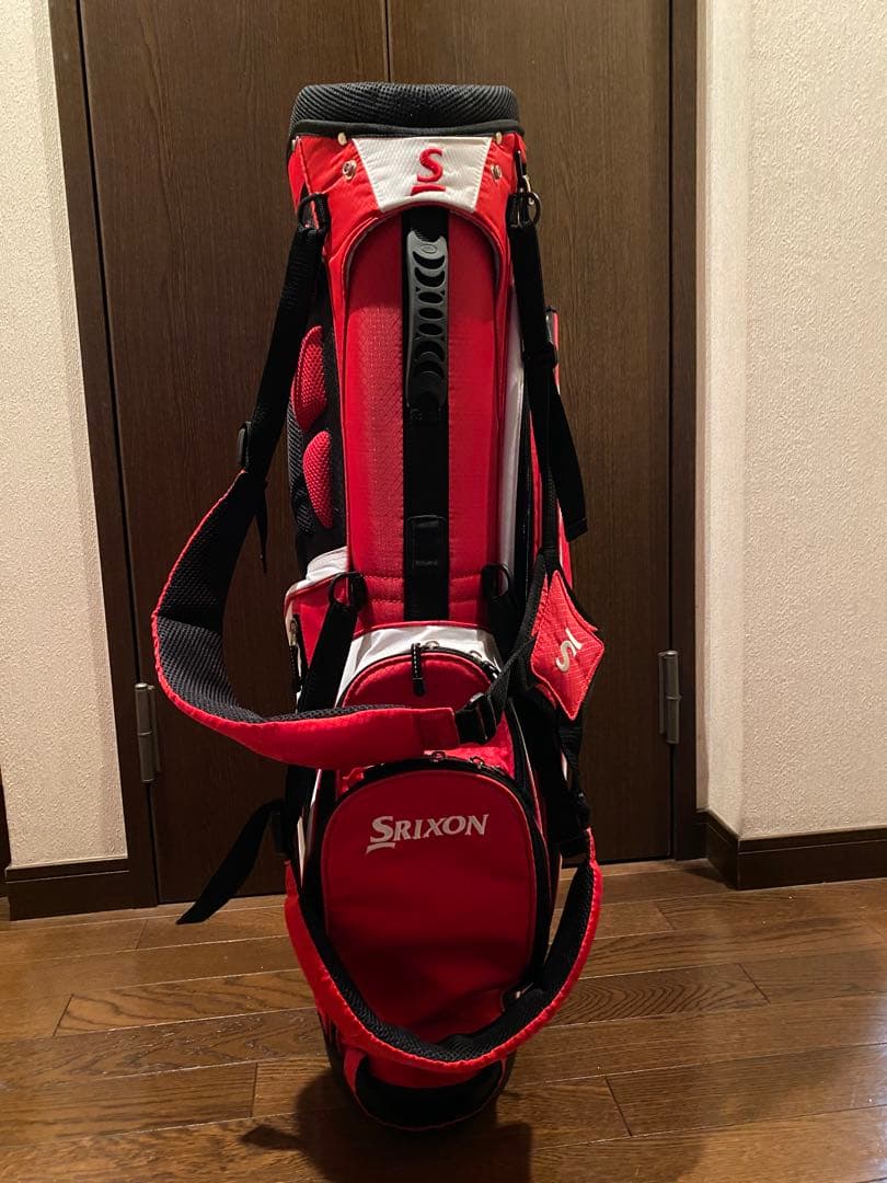 Srixon キャディバッグ 赤白