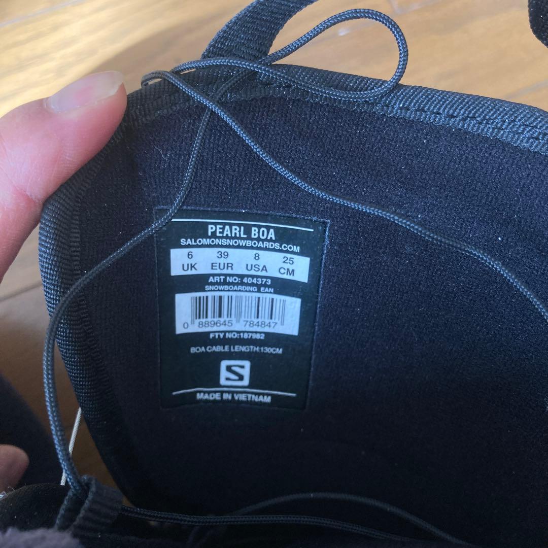 ほぼ新品サロモンSalomonスノーボードブーツBOAシステム