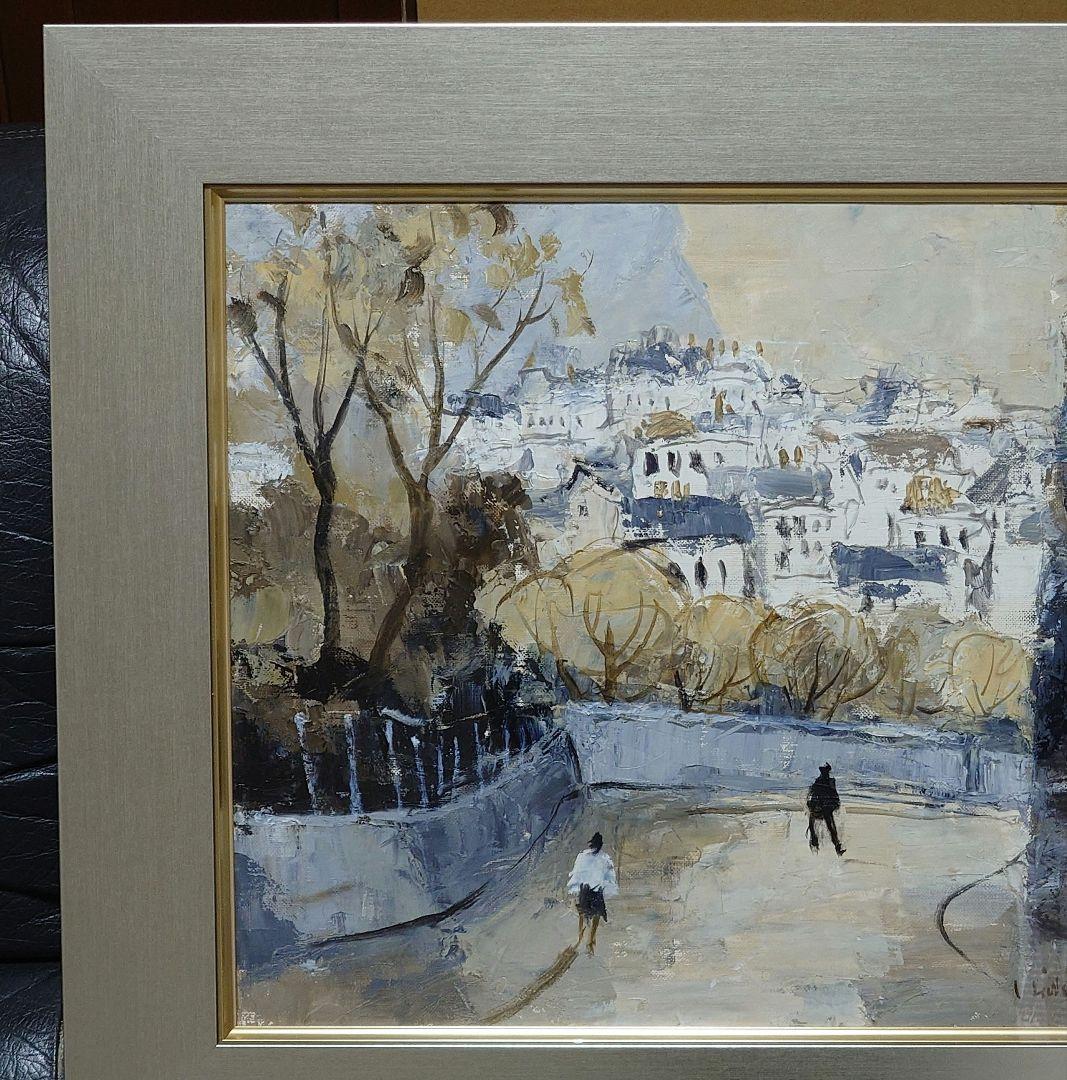 特価【真作保証、油彩画　肉筆】石黒秀治　8号、実力派作家