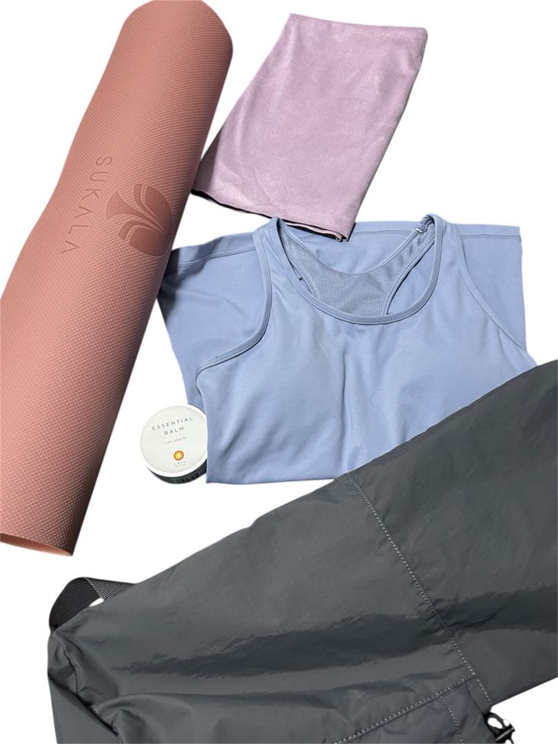 【2/11までの限定価格】【即日発送✨】SUTALA ヨガマット ピンク セット