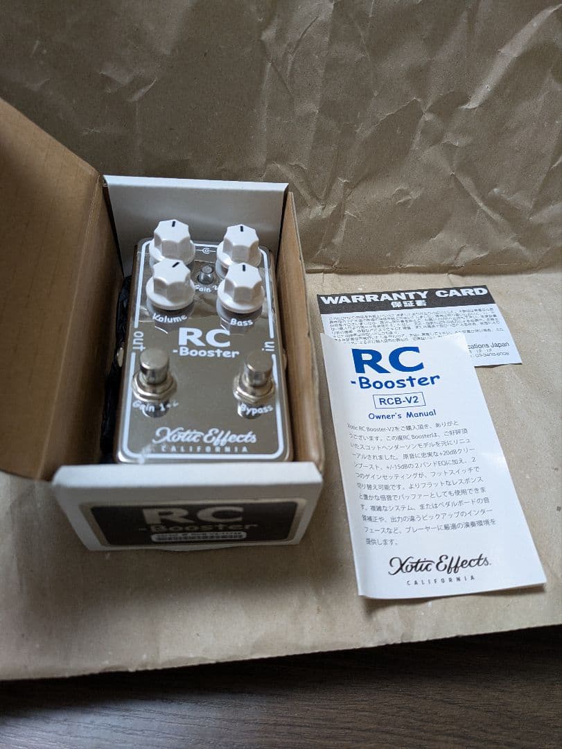 ギター XOTIC / RC Booster V2