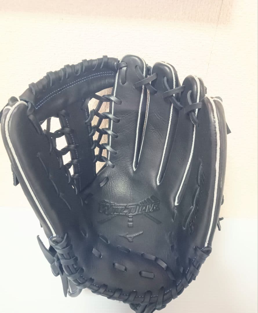 10回程使用のみ 美品 ミズノ WILLDRIVE ソフトボール用 青 グローブ