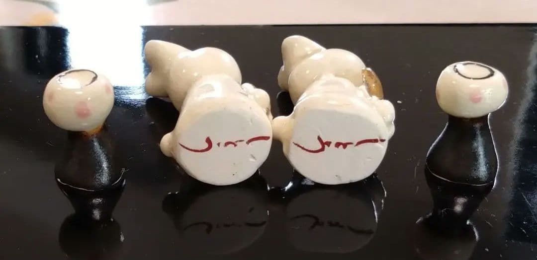 雛人形　ウサギ　薩摩焼 　雛セット