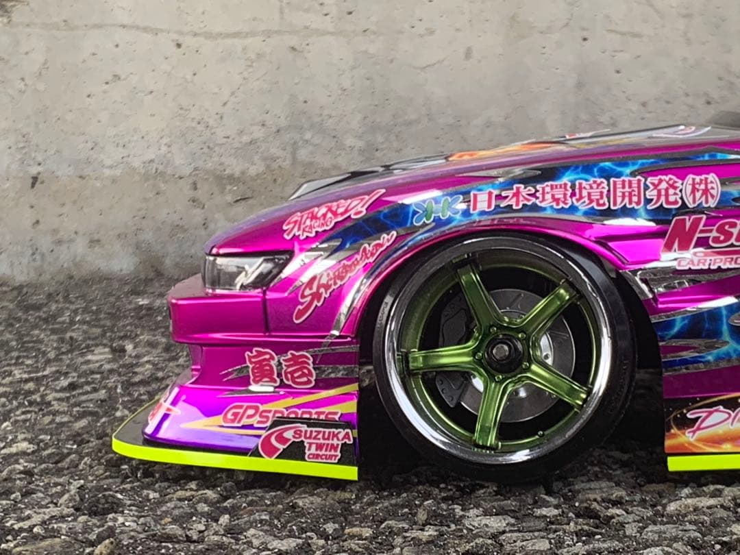 アディクション　S13 シルビア V8 2024中村直樹選手　未使用ボディ