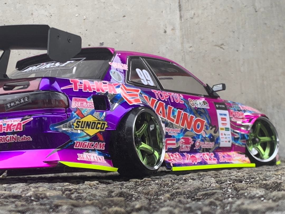 アディクション　S13 シルビア V8 2024中村直樹選手　未使用ボディ