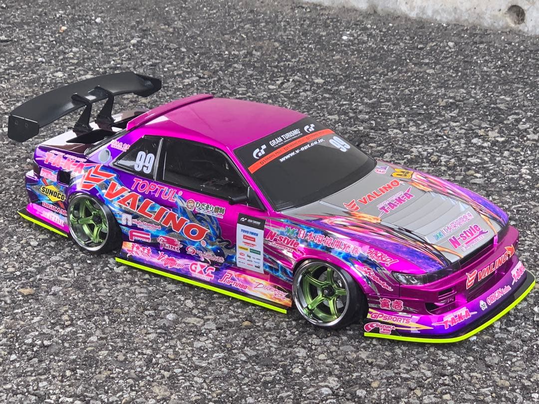 アディクション　S13 シルビア V8 2024中村直樹選手　未使用ボディ