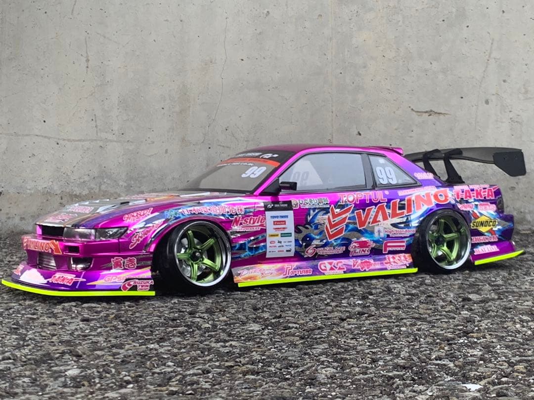 アディクション　S13 シルビア V8 2024中村直樹選手　未使用ボディ