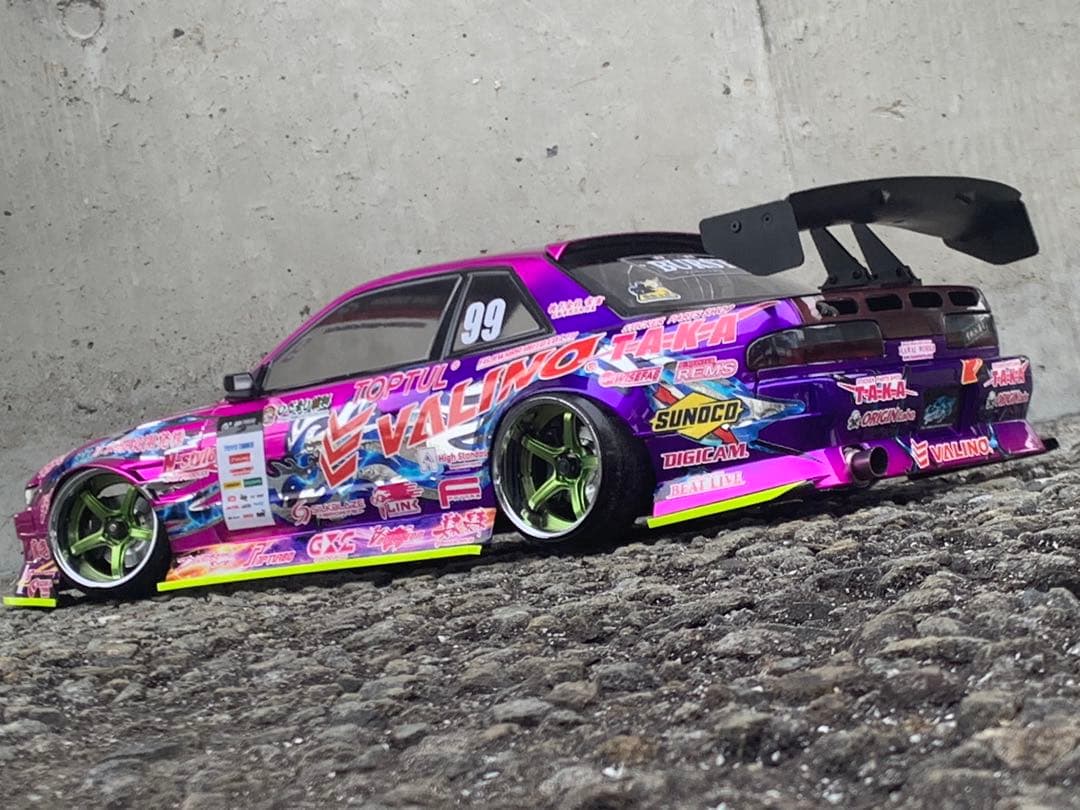 アディクション　S13 シルビア V8 2024中村直樹選手　未使用ボディ