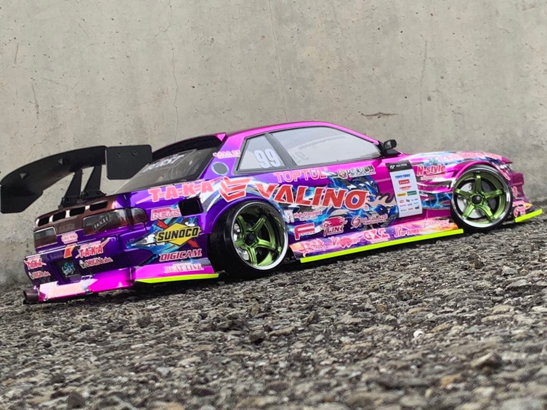 アディクション　S13 シルビア V8 2024中村直樹選手　未使用ボディ