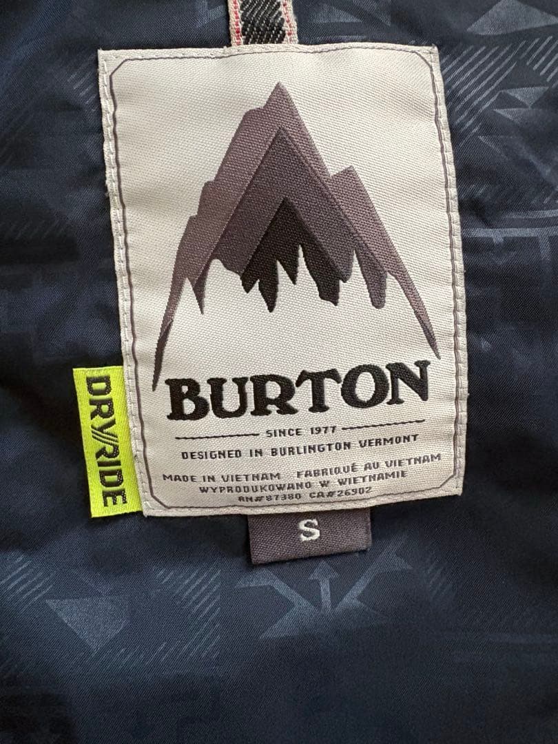 BURTON DRYRIDE スノボジャケットM相当 総柄 レディース 美品
