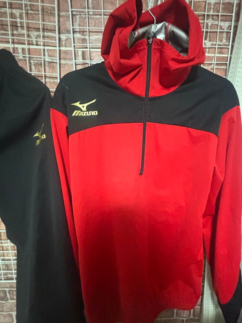 Mizuno フード付きジャージ上下セット
