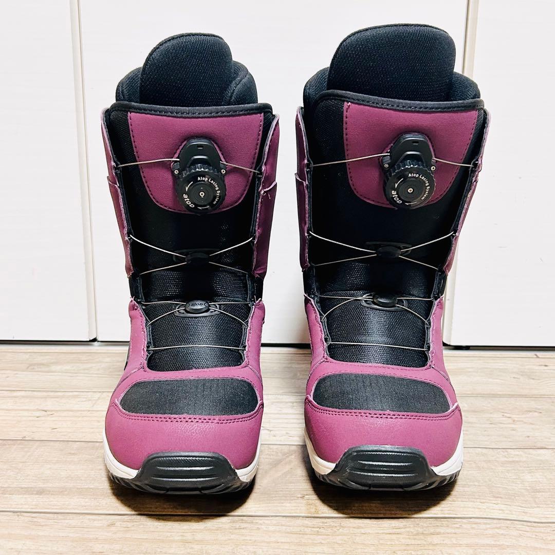 【atop ダイヤル調整】SPOON スノーボードブーツ 24.5 25.0cm