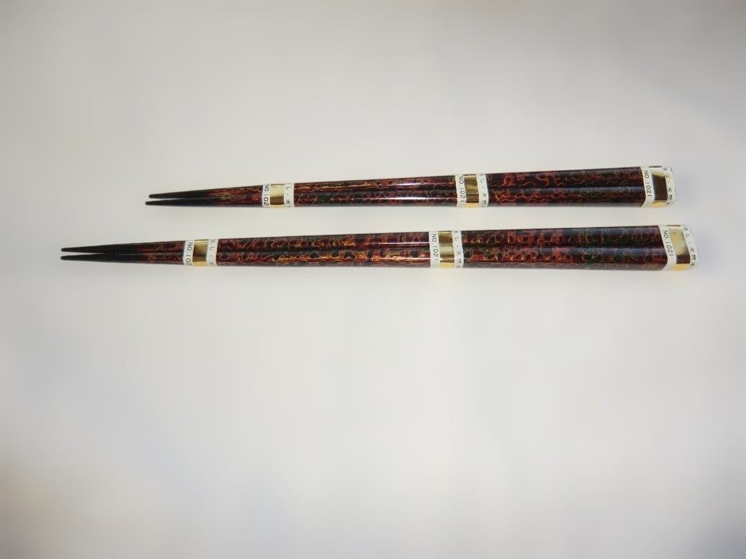 津軽塗４点セット 　盆、茶托、銚子袴、夫婦箸