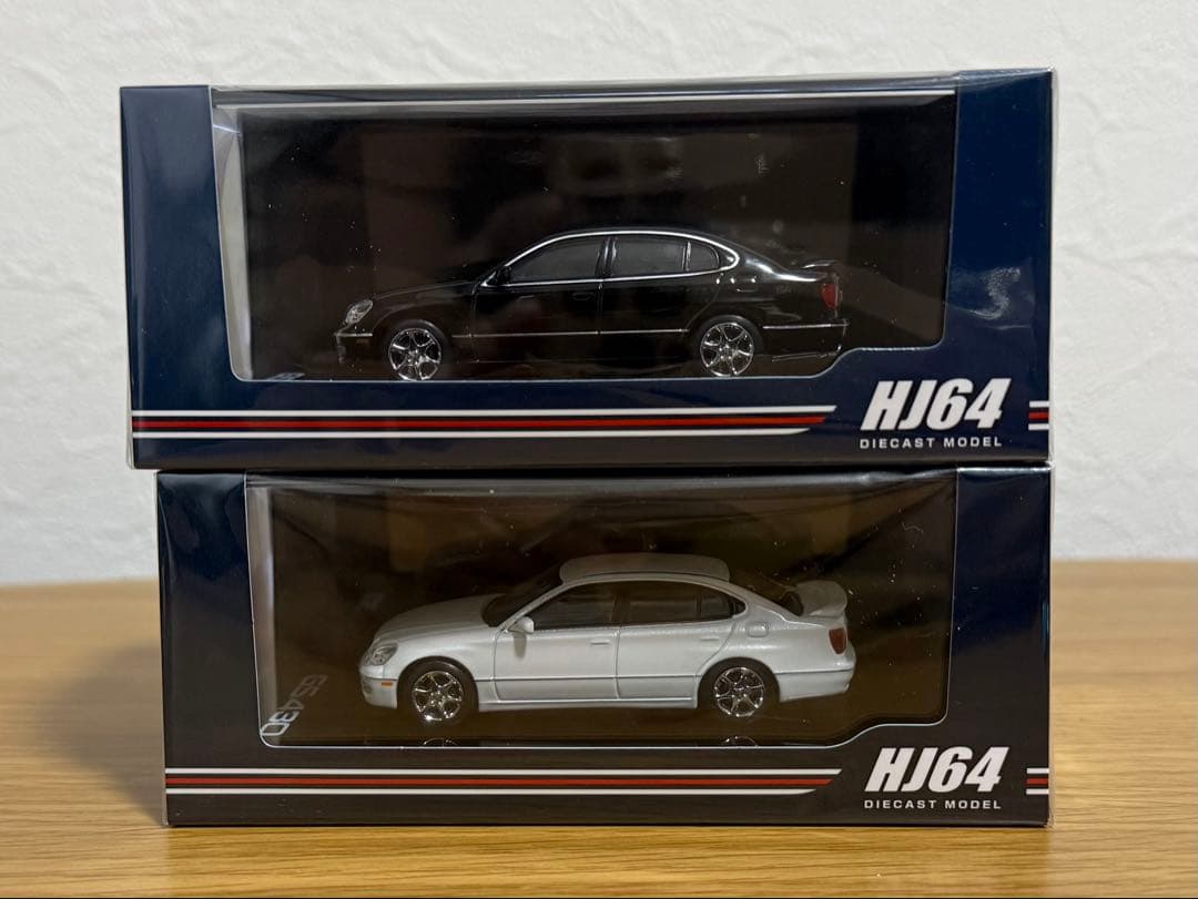 新品未開封 LEXUS GS430 1/64 レクサス ミニカー ホビージャパン