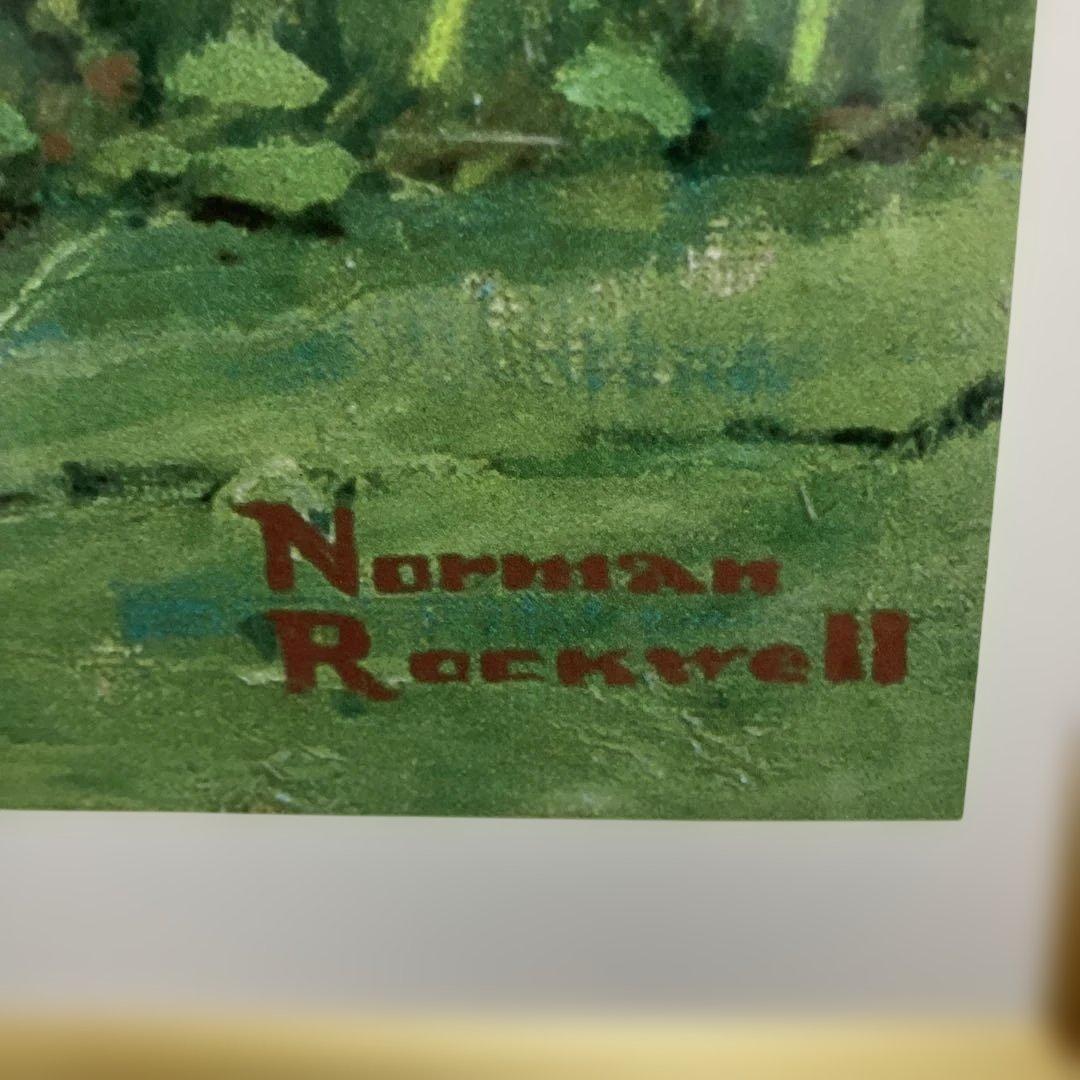 ノーマンロックウェル　リトグラフ
