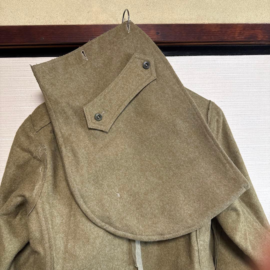 【極美品】日本陸軍九八式冬用兵外套　日本軍　軍装