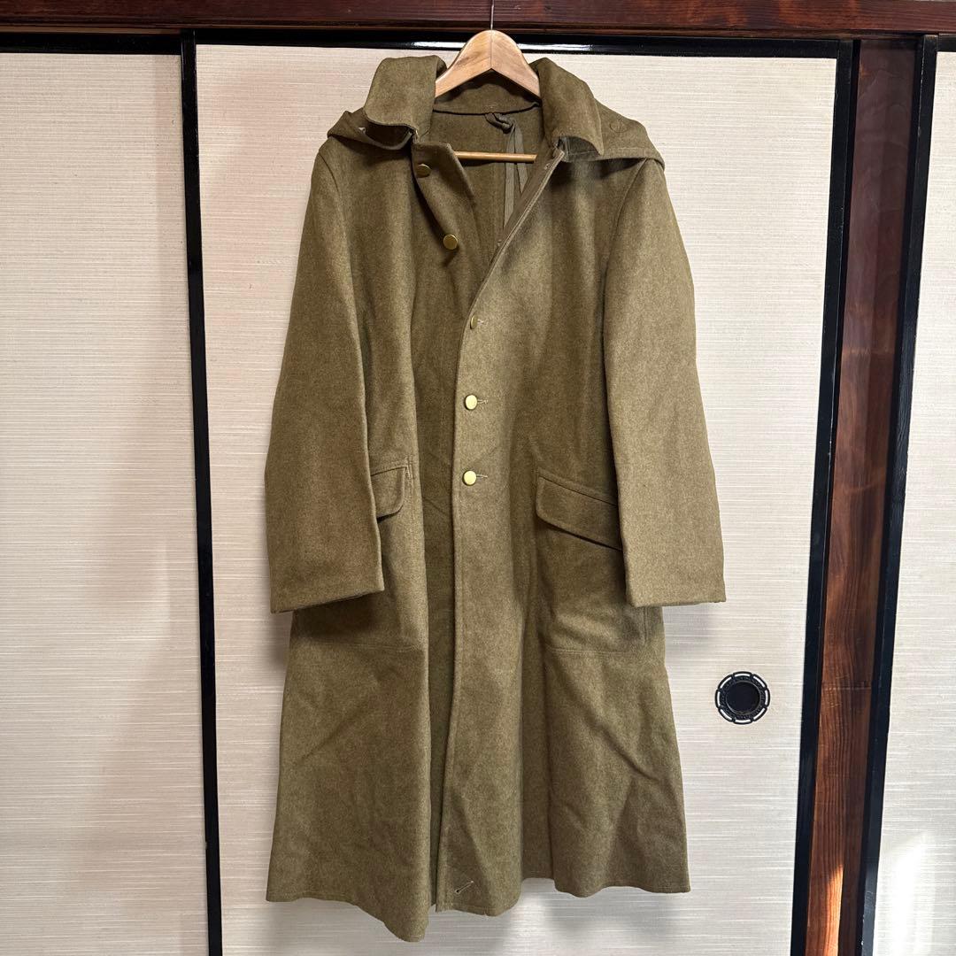 【極美品】日本陸軍九八式冬用兵外套　日本軍　軍装