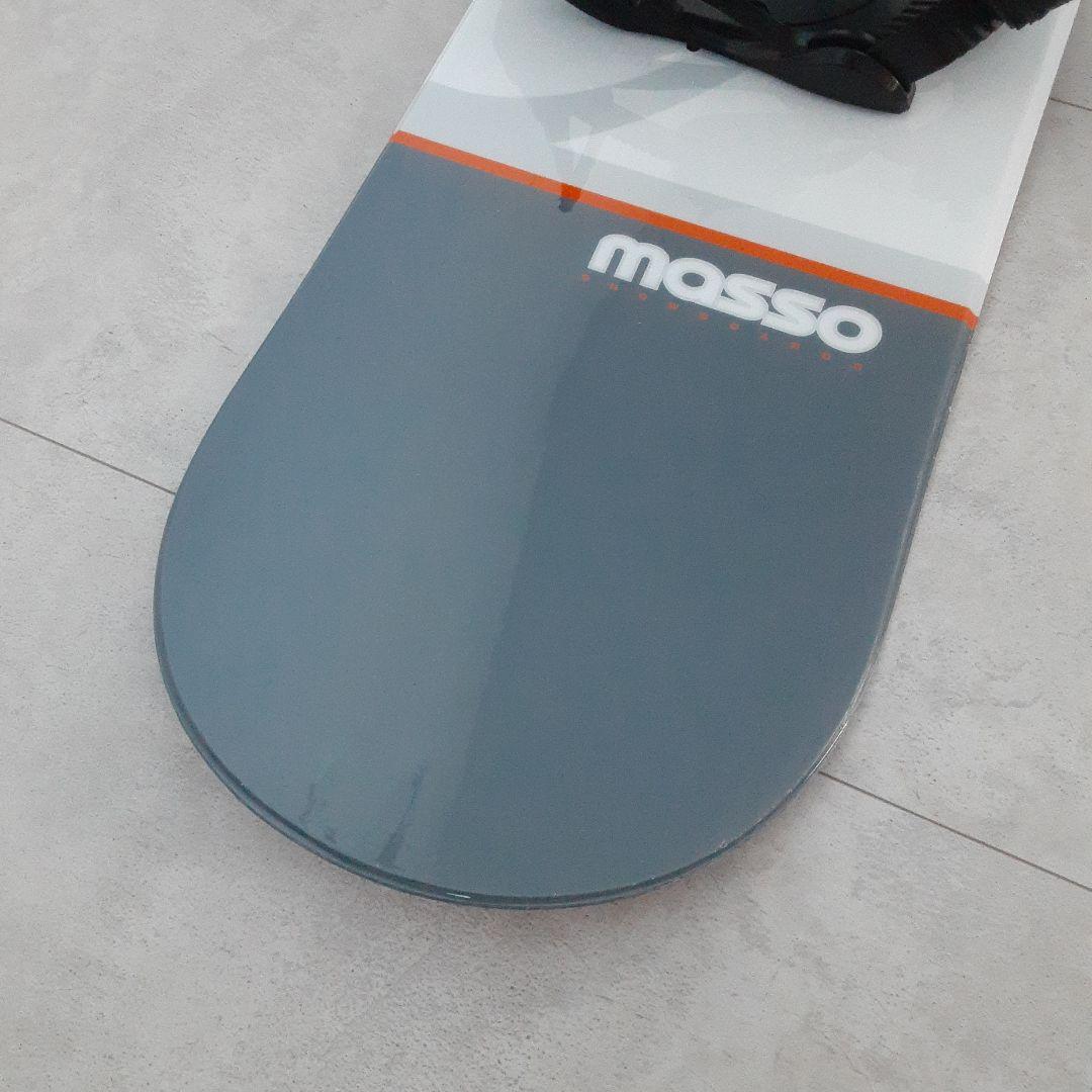 masso ジュニア スノーボードセット 128 キスマーク バインディング付き