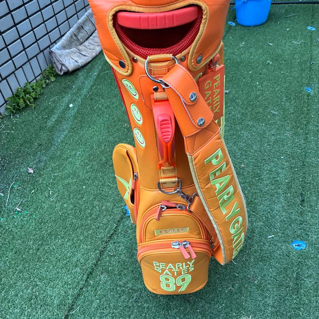 PEARLY GATES ゴルフキャディバッグ 89 オレンジ