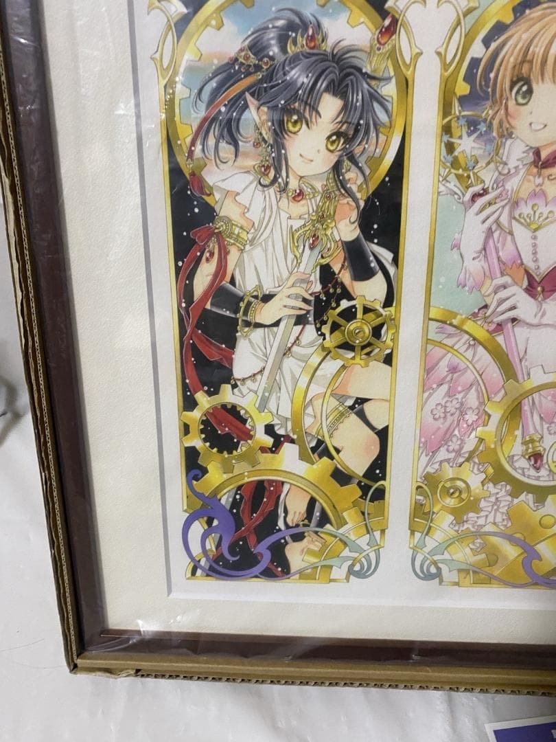 複製原画　CLAMP展 描き下ろし 阿修羅＆さくら