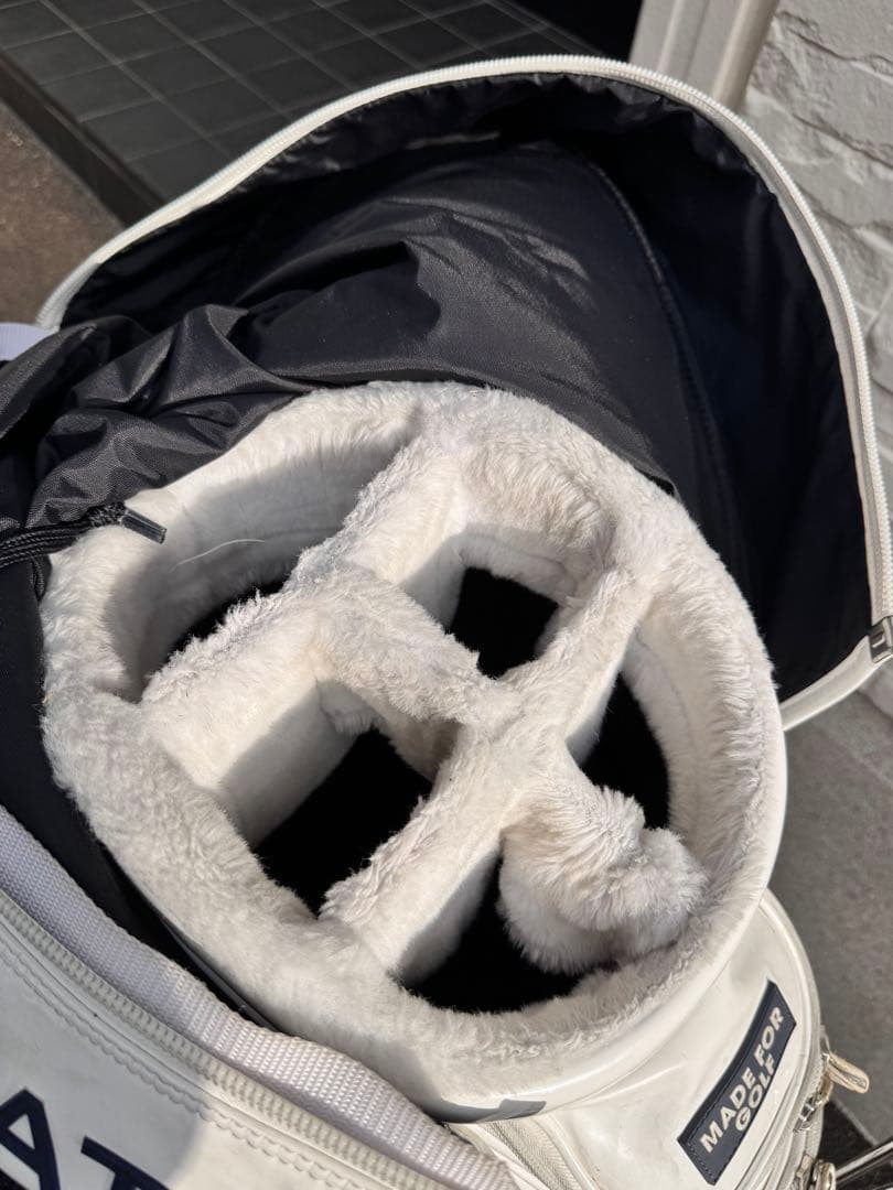 《定番品》PEARLY GATES パーリーゲイツ キャディバッグ ホワイト