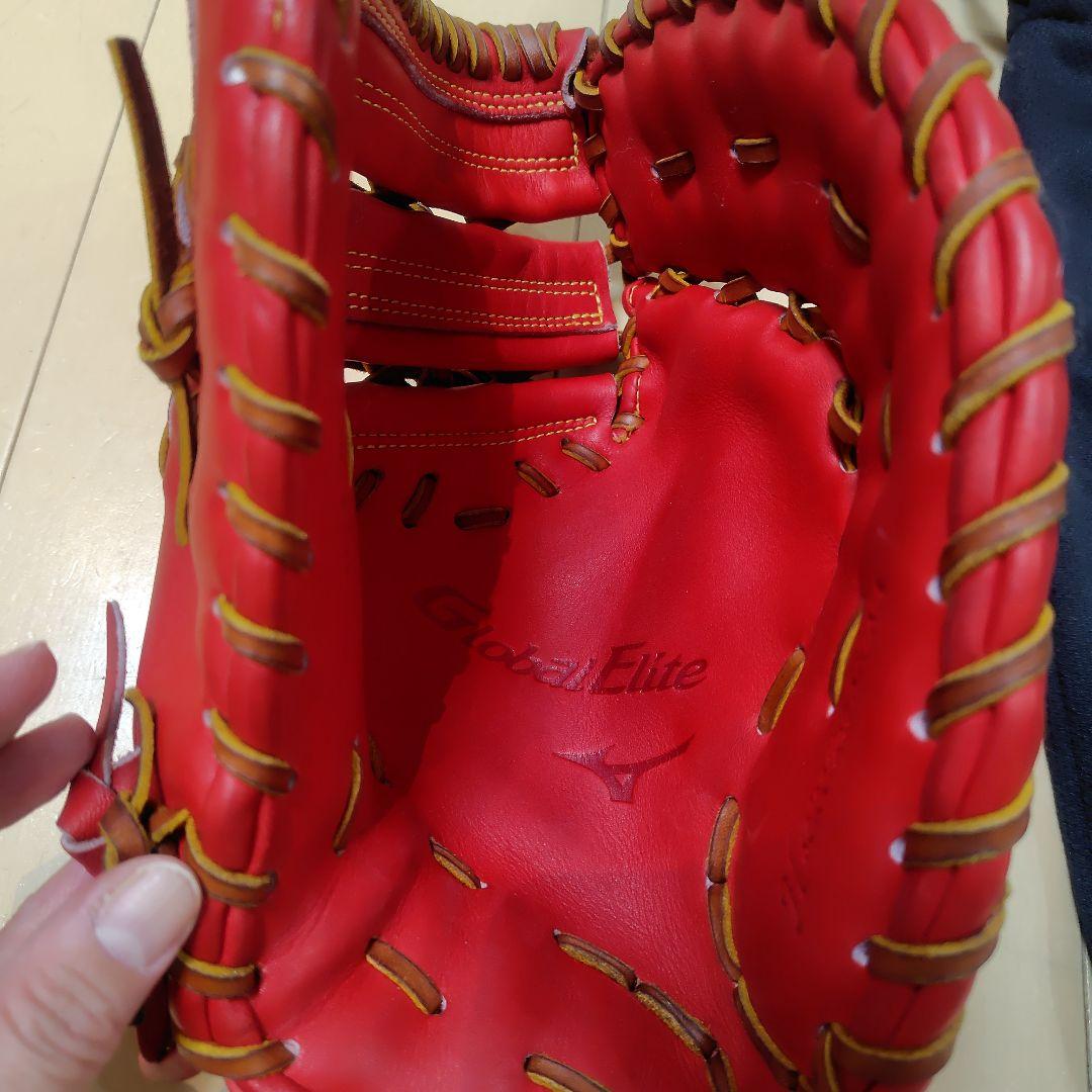 新品 ミズノ Global Elite 硬式ファーストミット 収納袋付き
