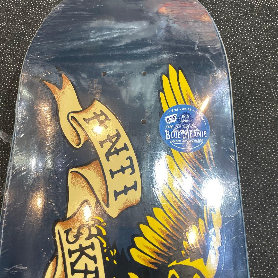 ANTI Blue Meanie スケートボードデッキ 8.15インチ8.75