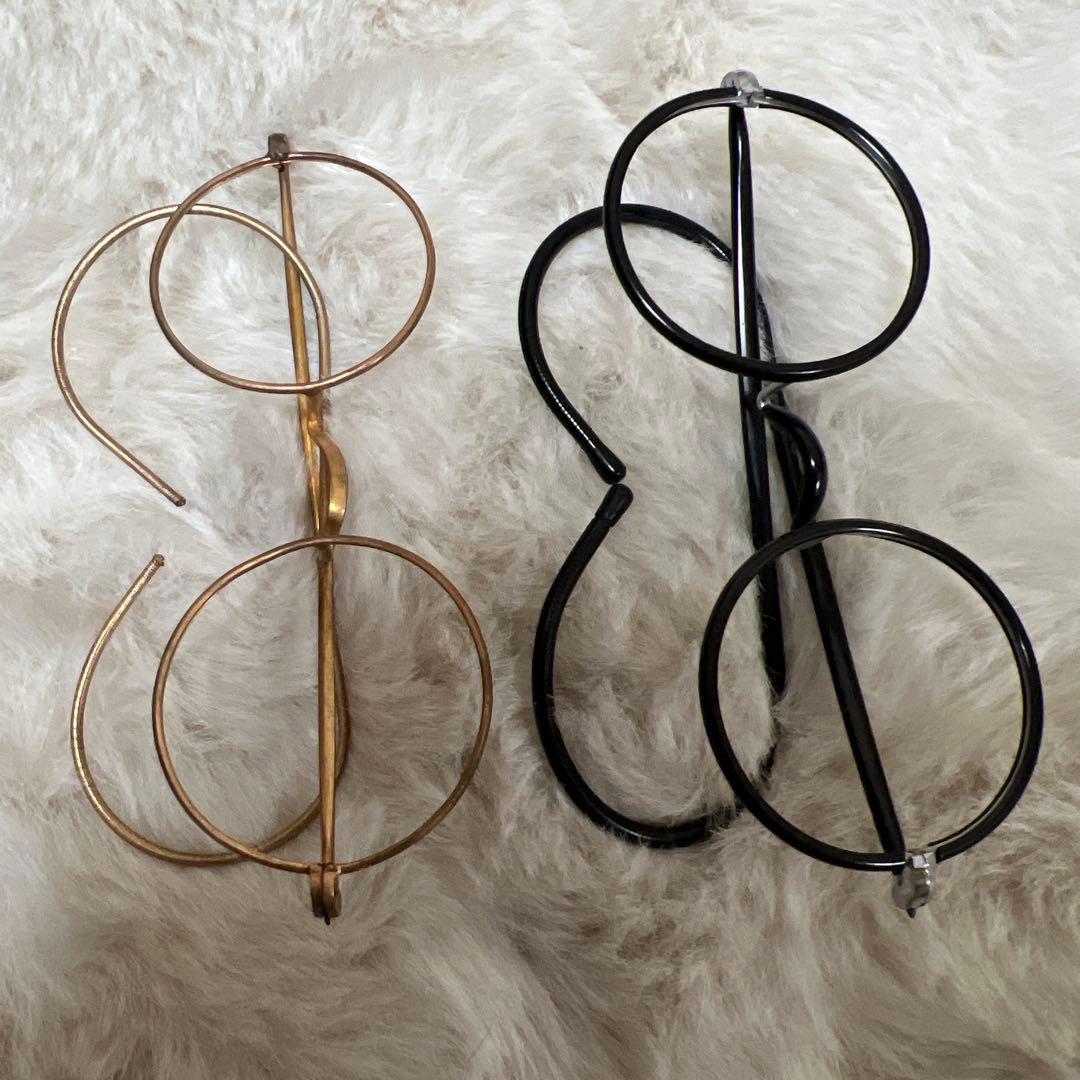 アンティーク メガネ 一山 セル巻き 当時物 2本セット