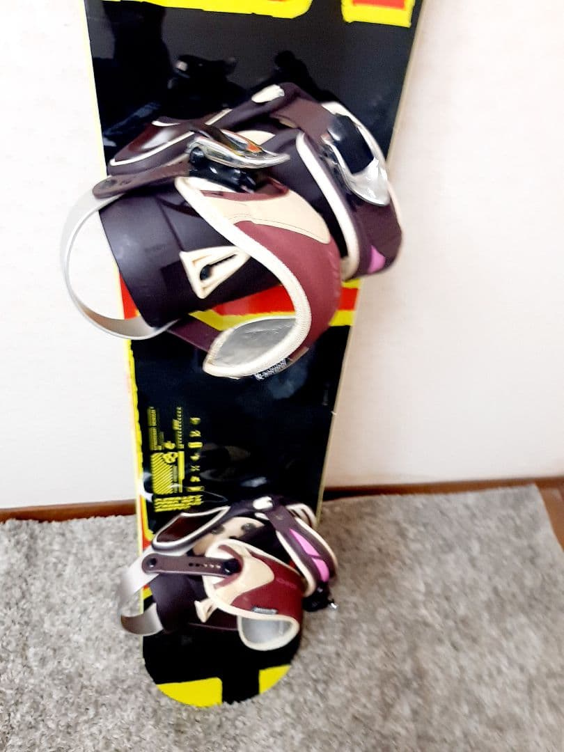 スノーボードセット　BLACK&yellow