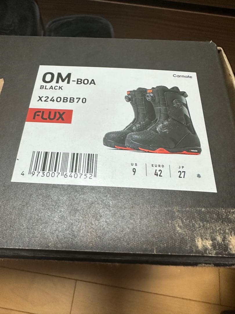 FLUX OM-BOA ブラック 27cm 24-25 土日発送