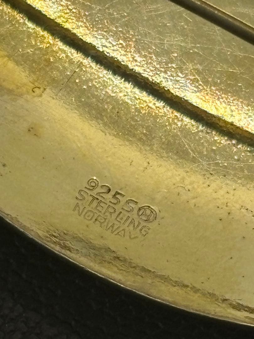 ヴィンテージJ. Angell Jacobsen 船のブローチカフリンクスセット