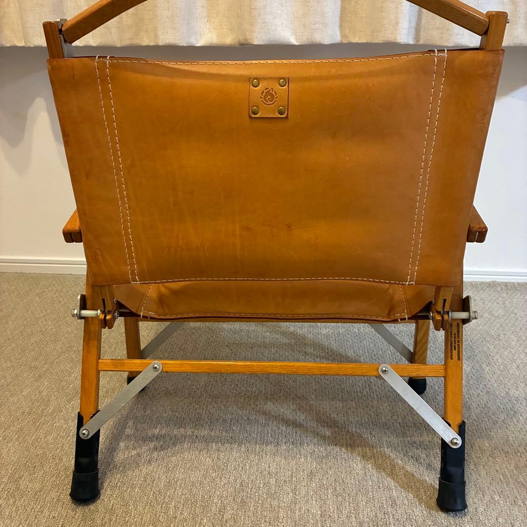 ピノワークス レザークッション カーミットチェアワイド NOVITA付き