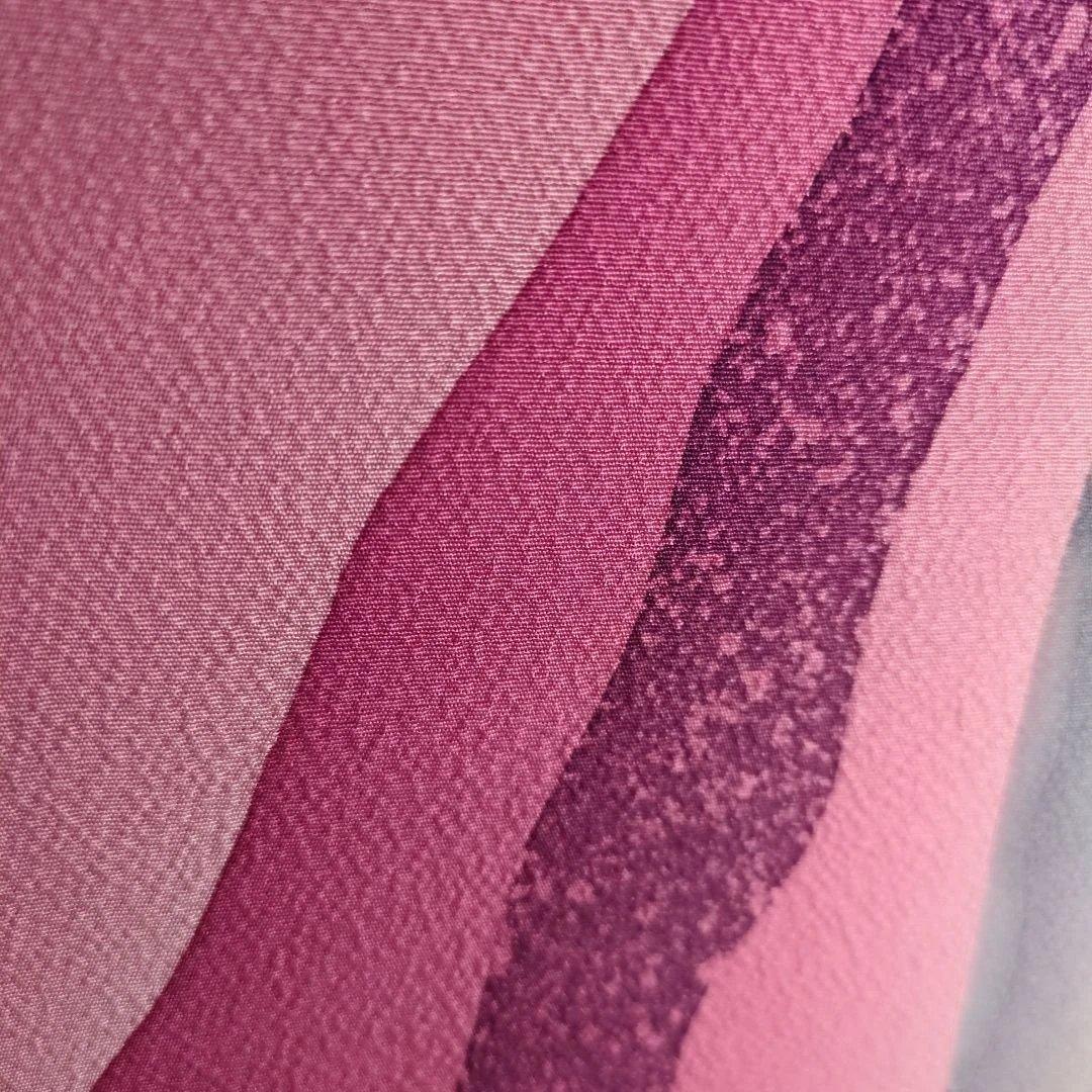 屏風 衝立 モダン 布張り 染め付け 間仕切り パティーショ 紫ピンク