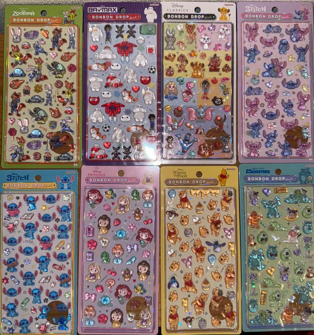 【正規品】ボンボンドロップシール　ディズニー　第二弾　フルセット