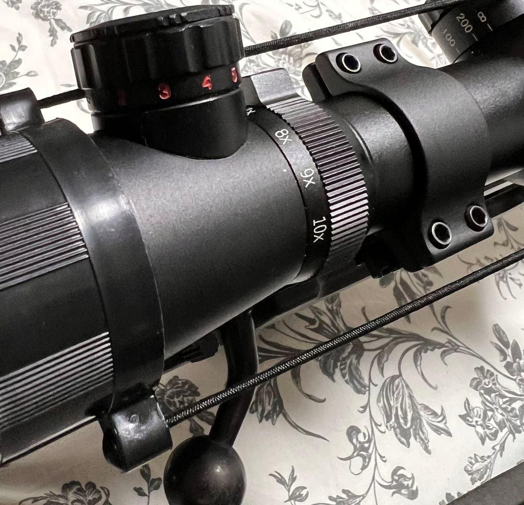 東京マルイ L96AWS ODストック バイポッド マウントレール スコープ付き