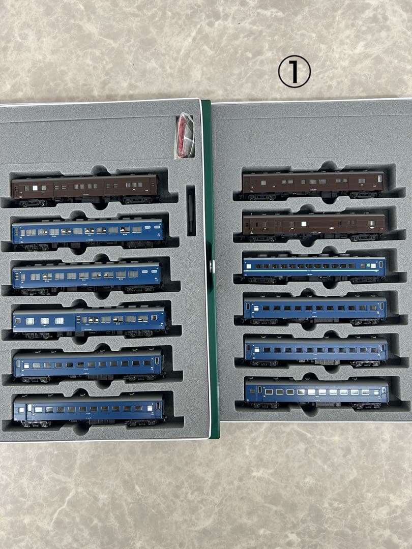 ①KATO 10-1124.1125 10系 寝台特急「大雪」基本.増結セット