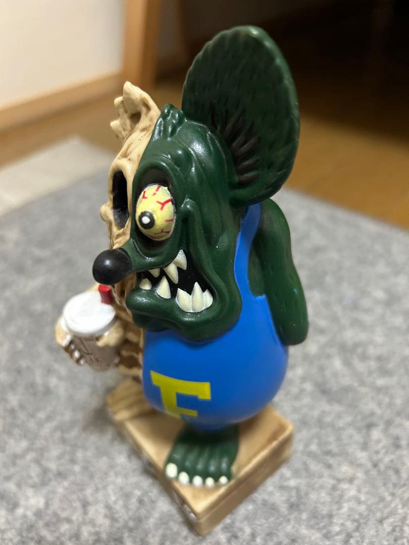 ⭐️[希少カラー]新品未使用‼️ラットフィンクボビングヘッドフィギュア骸骨モデル