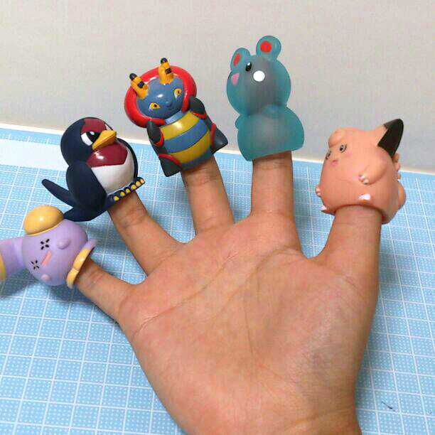 組み合わせ自由☆ ポケモン 指人形(１)
