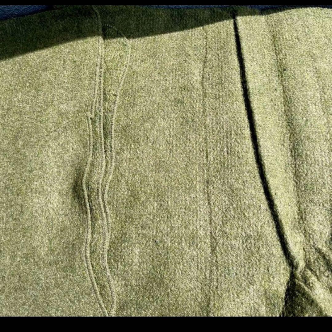 【米軍放出品】未使用 US ROTHCO ウールブランケット 157×203cm