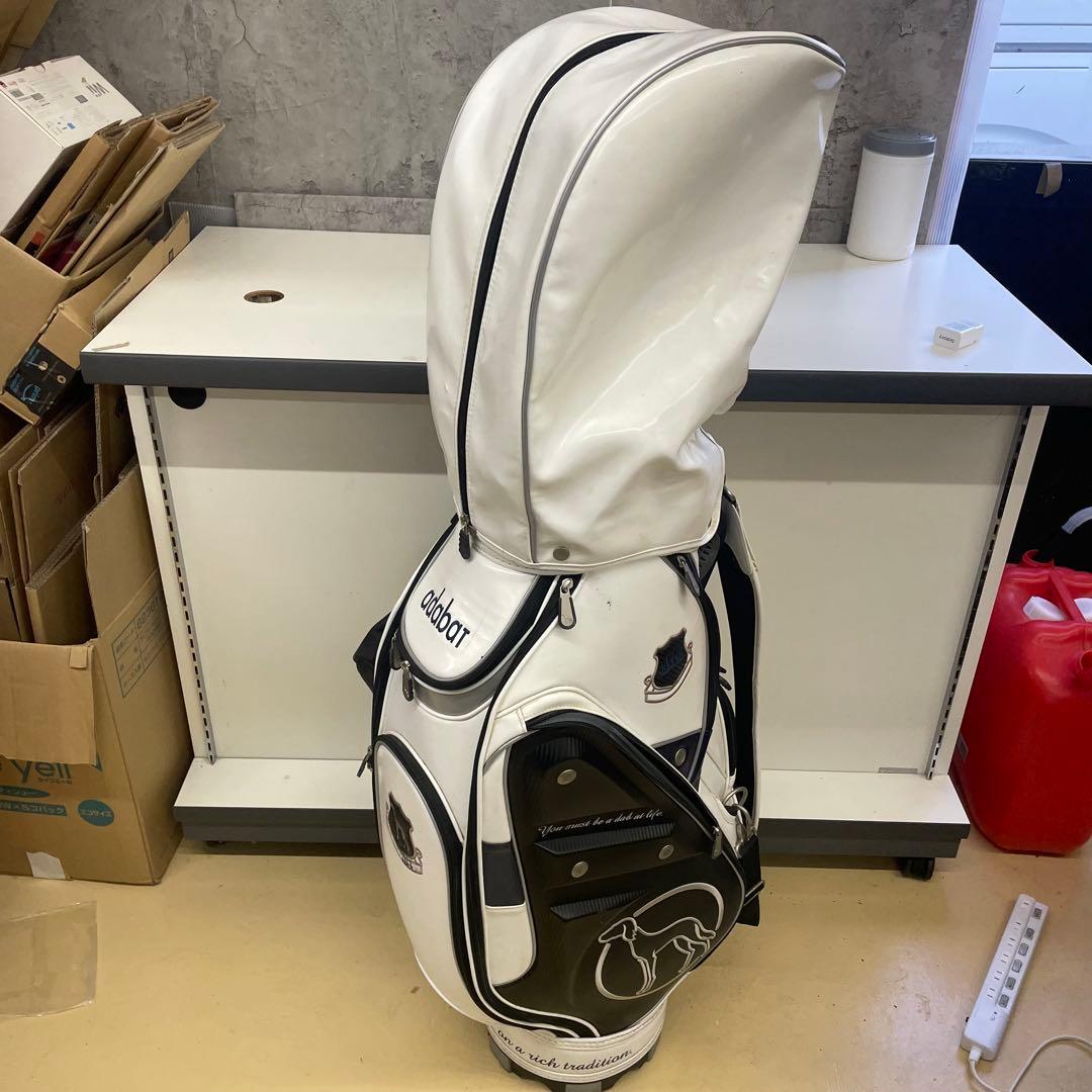 キャディバッグ　アダバット　3点式ショルダーベルト　高級　ゴルフバッグ