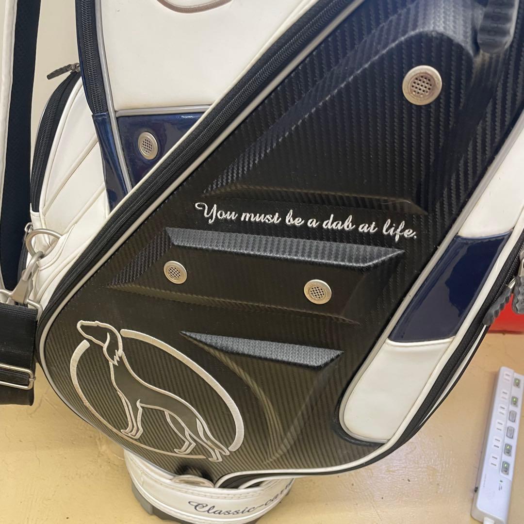 キャディバッグ　アダバット　3点式ショルダーベルト　高級　ゴルフバッグ